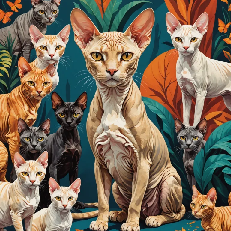 Самые необычные породы кошек: Топ-15 самых странных кошек